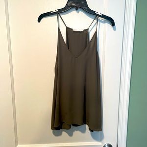 LUSH - dark green tank top